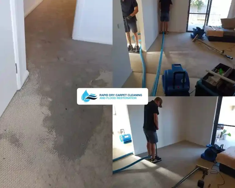 Emergency flood cleaning before after in Geelong - water damage restoration results | Rapid Dry 24/7 Service
