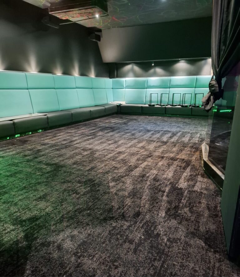 Rapid Dry team providing commercial carpet cleaning in a Geelong office