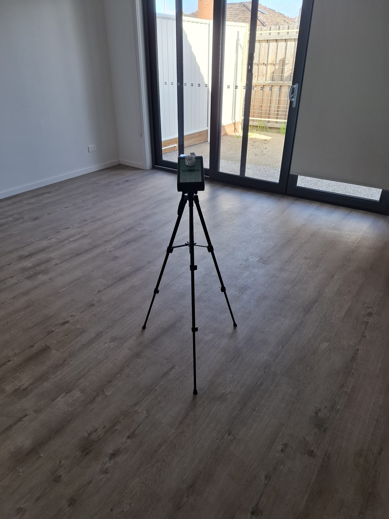 Professional mould and moisture testing at a property in Geelong